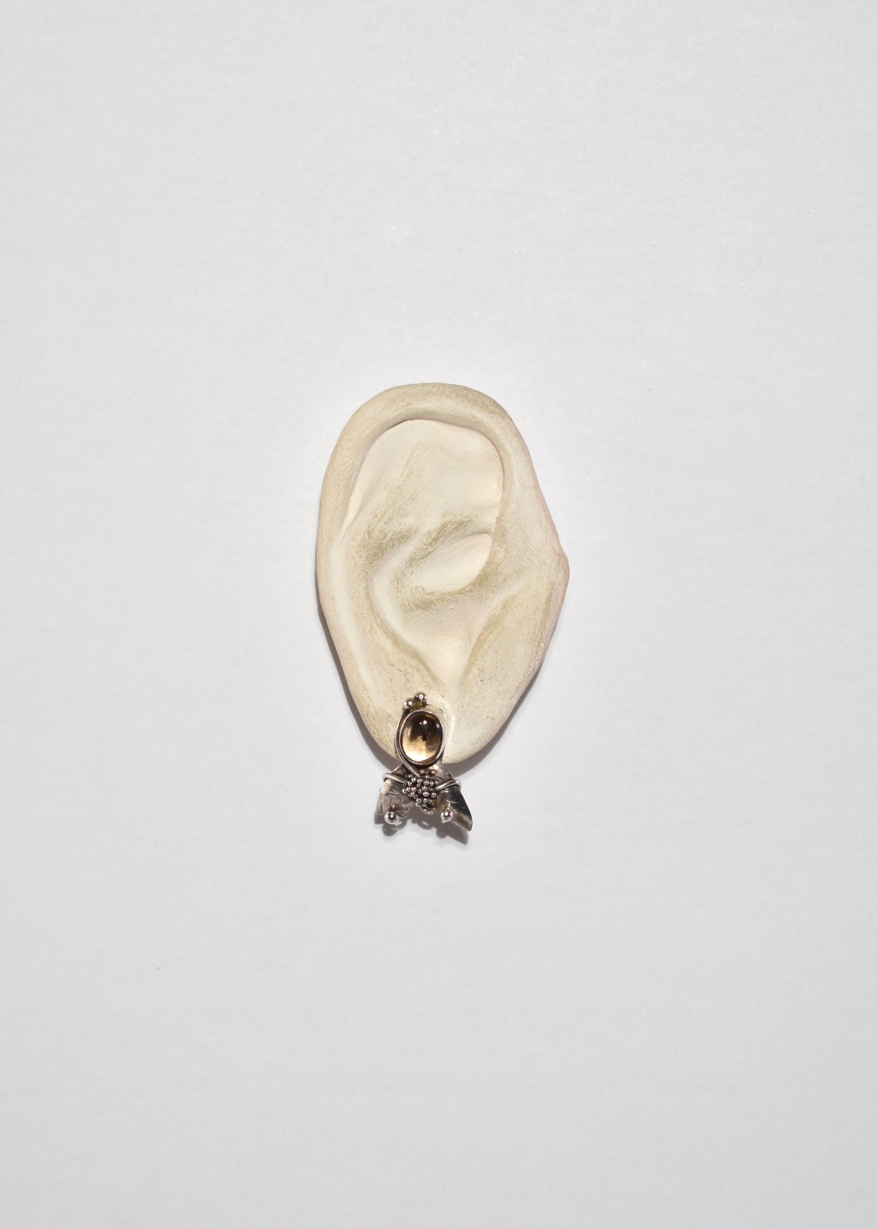 Abstract Smoky Quartz Earrings
