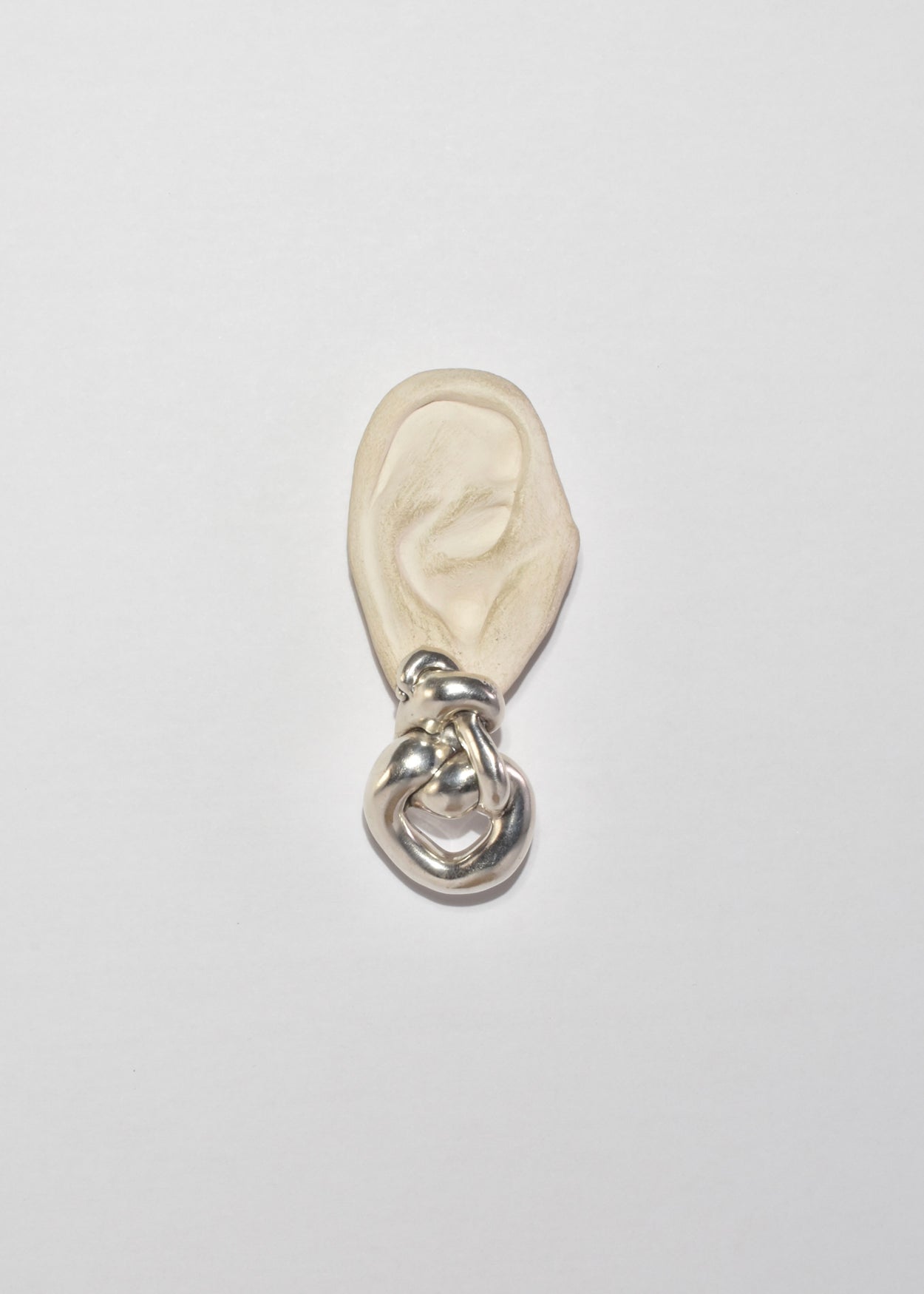 Silver Knot Earrings