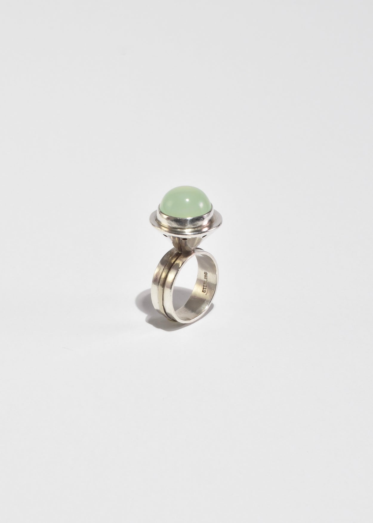 Modernist Chalcedony Ring