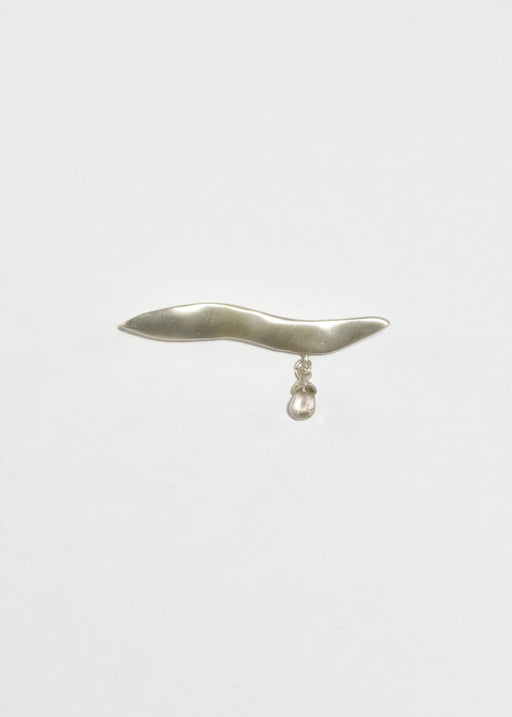 Quartz Teardrop Brooch