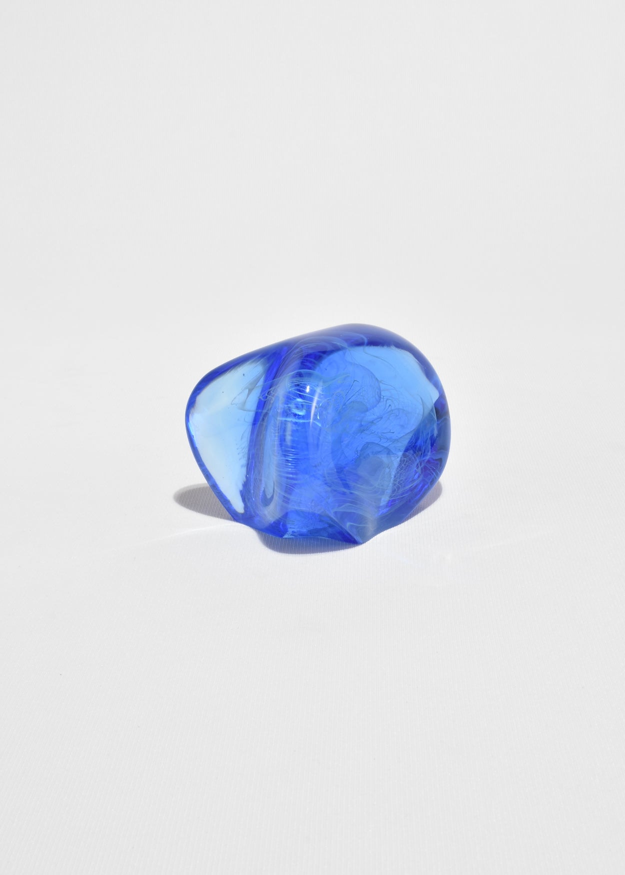 Cobalt Art Glass Paperweight