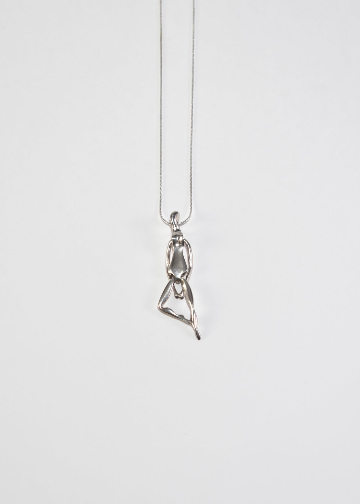 Kinetic Figural Pendant Necklace