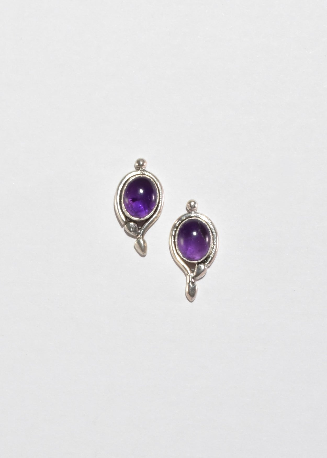 Amethyst Stud Earrings