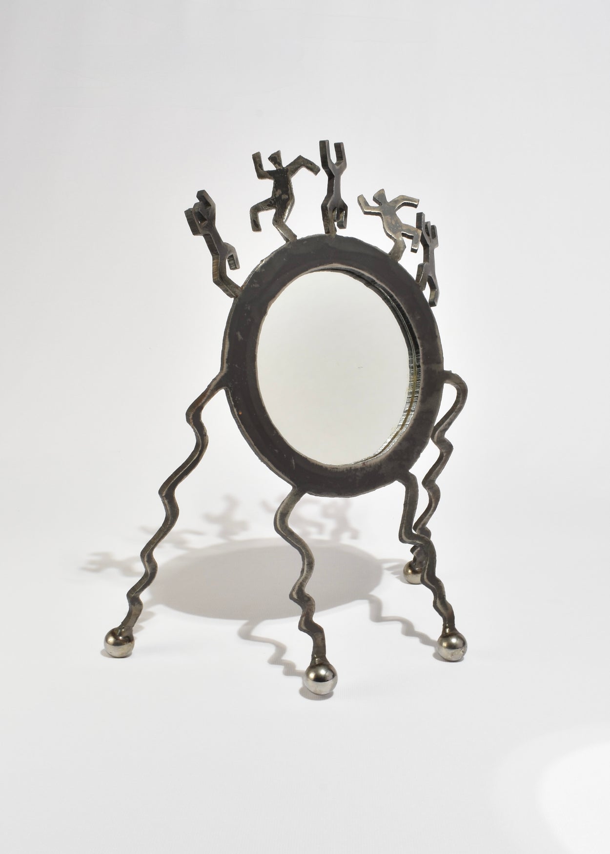 Dancing Figures Iron Mirror