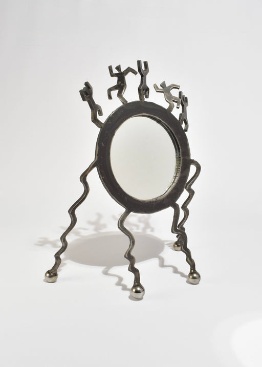 Dancing Figures Iron Mirror
