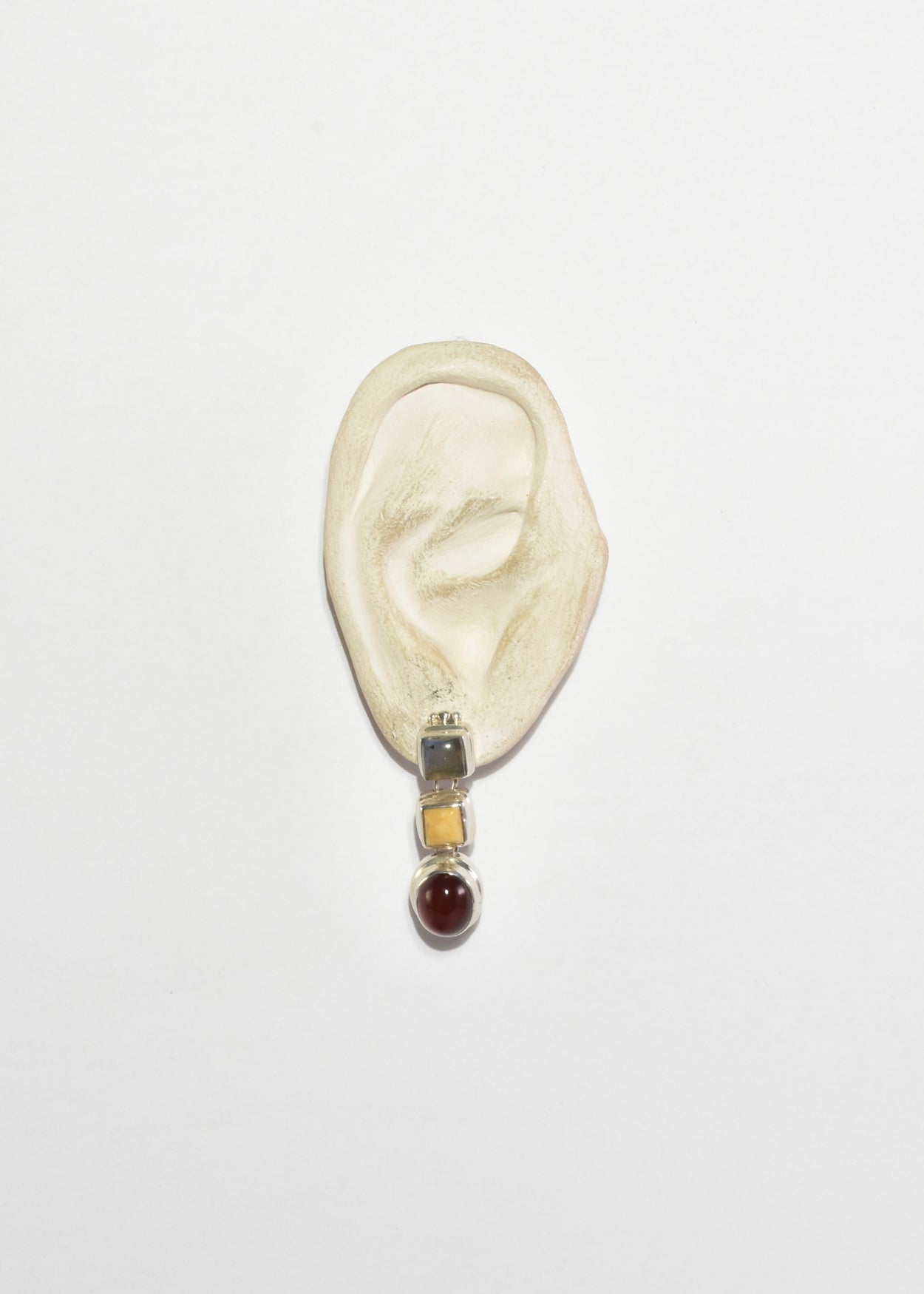 Multi Stone Link Earrings