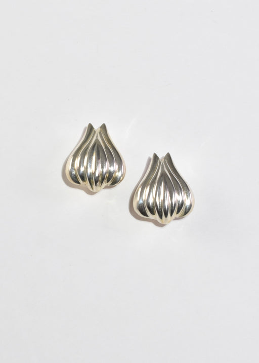 Sculptural Ribbed Earrings