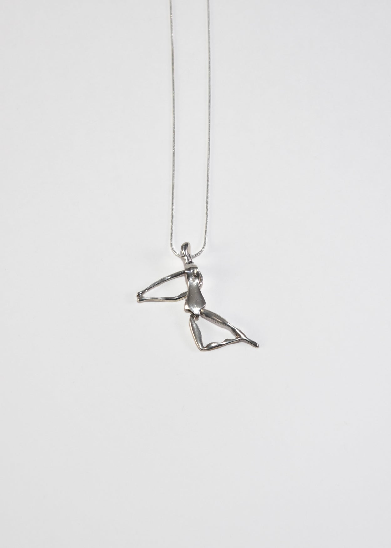 Kinetic Figural Pendant Necklace