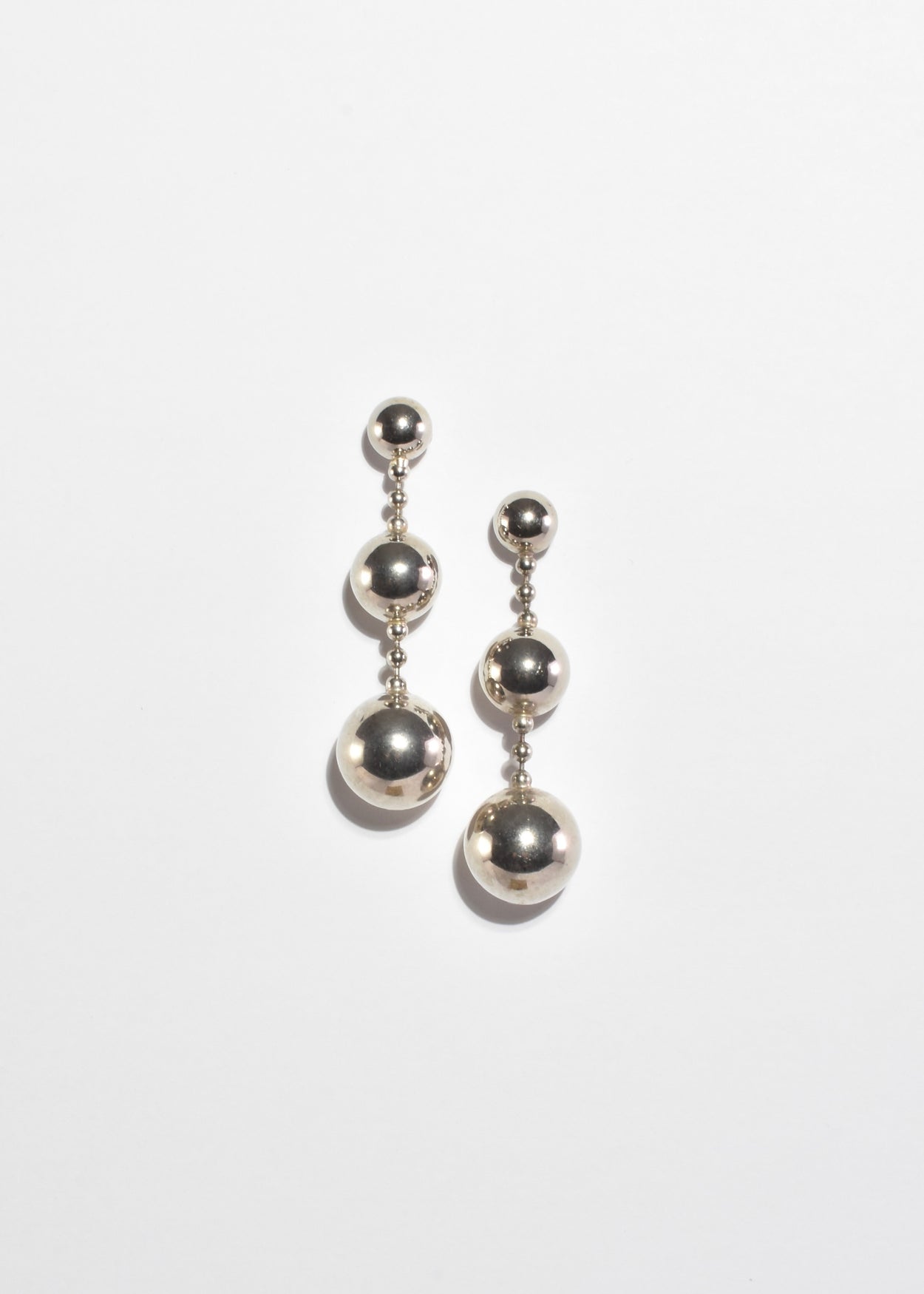 Graduated Sphere Earrings