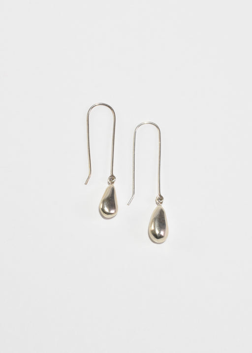 Polished Sterling Teardrop Earrings Sample
