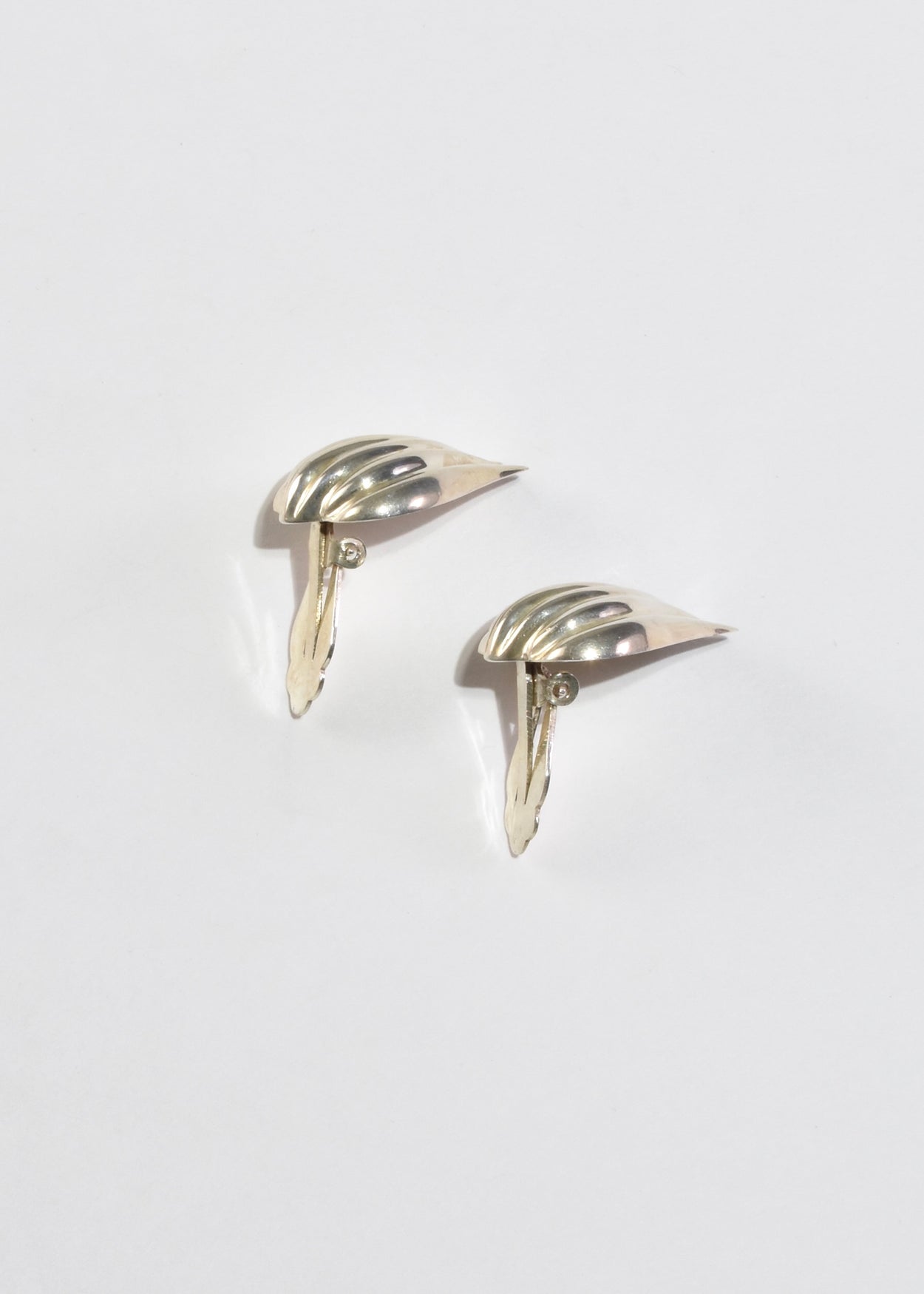 Sculptural Ribbed Earrings