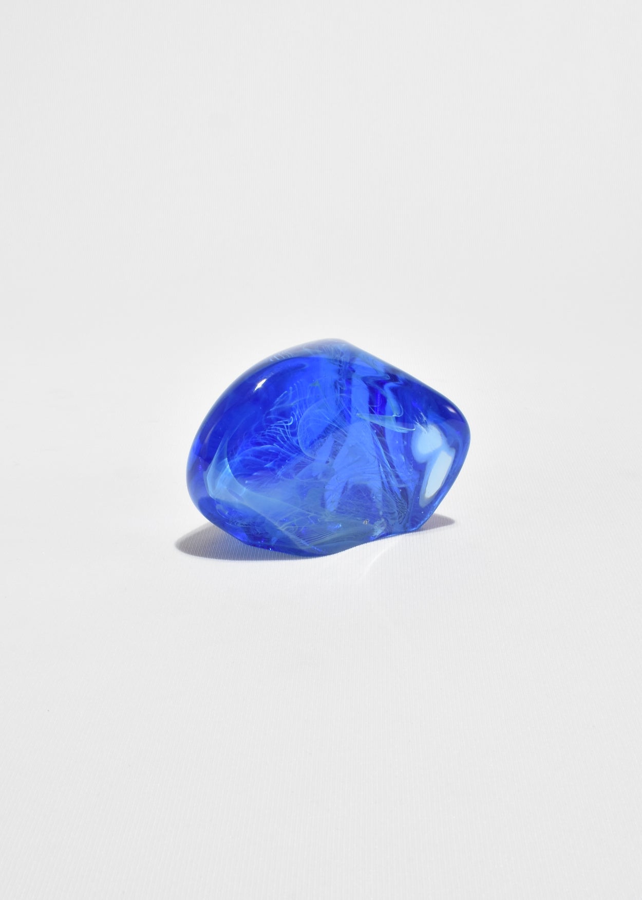 Cobalt Art Glass Paperweight