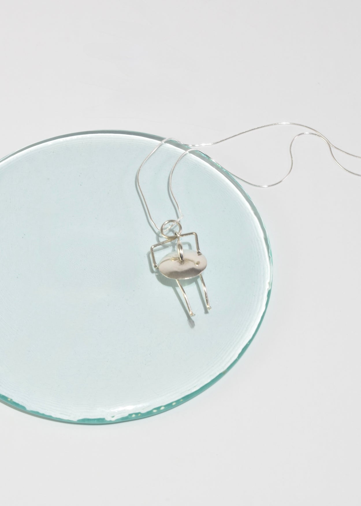 Articulated Figure Pendant Necklace