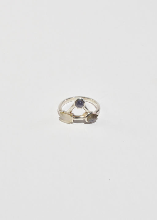 Stone Triangle Ring