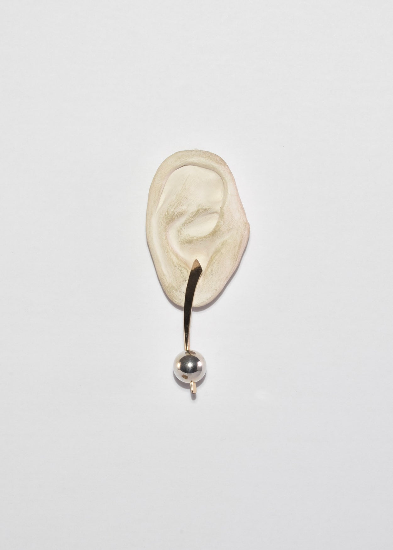 Modernist Two-Tone Earrings