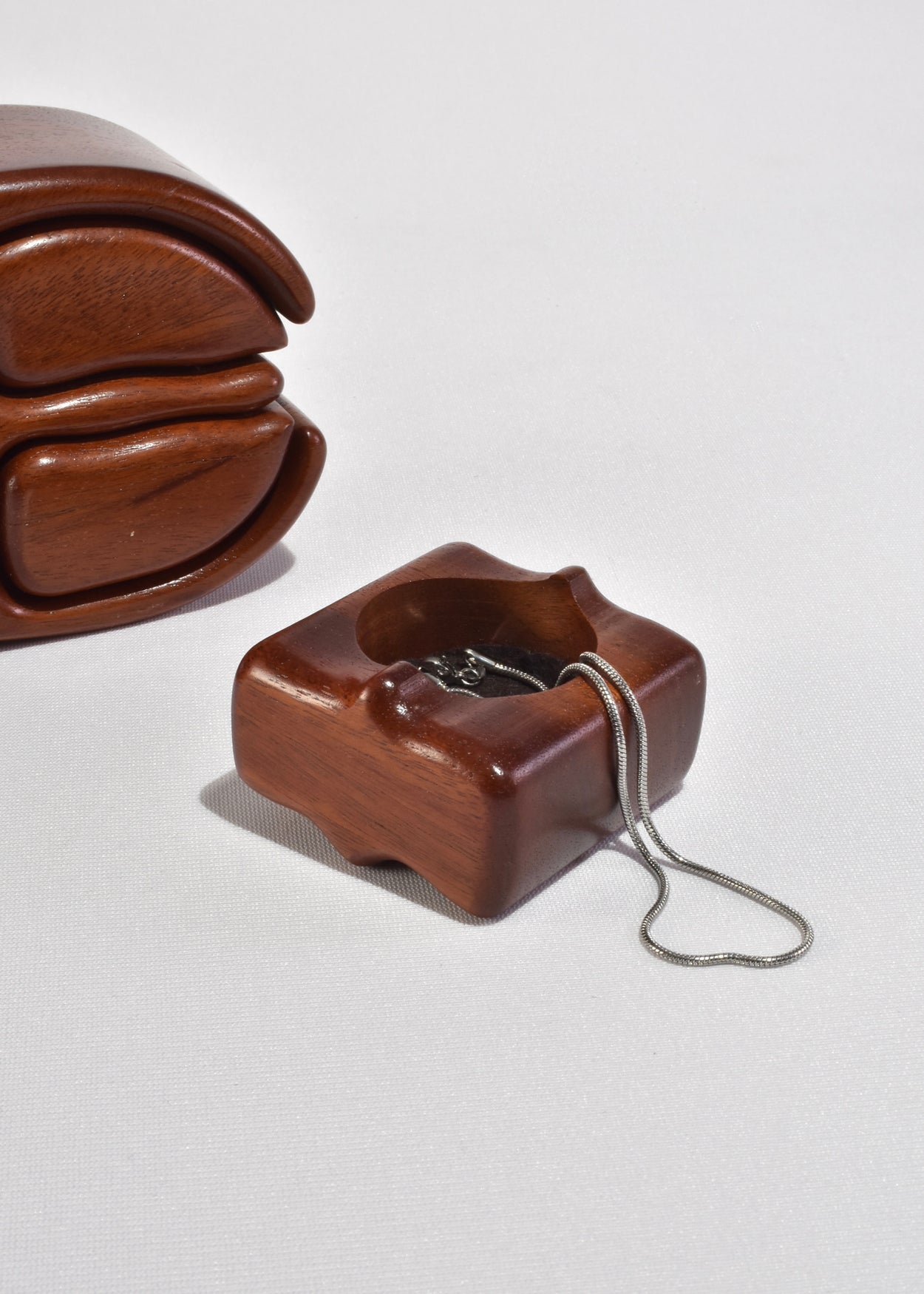 Carved Wooden Jewelry Box
