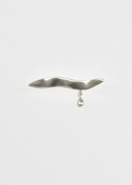 Sterling Teardrop Brooch Sample