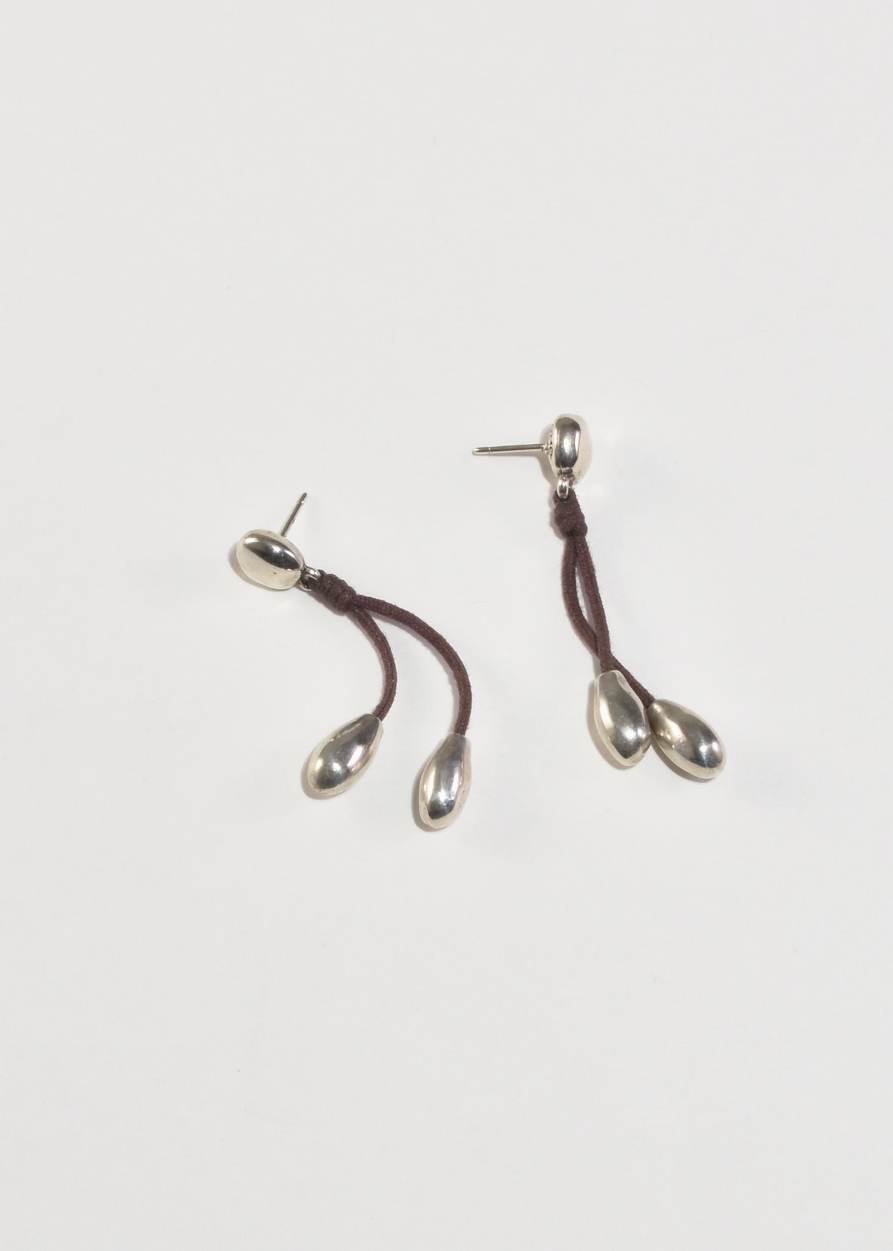 Cord Teardrop Earrings