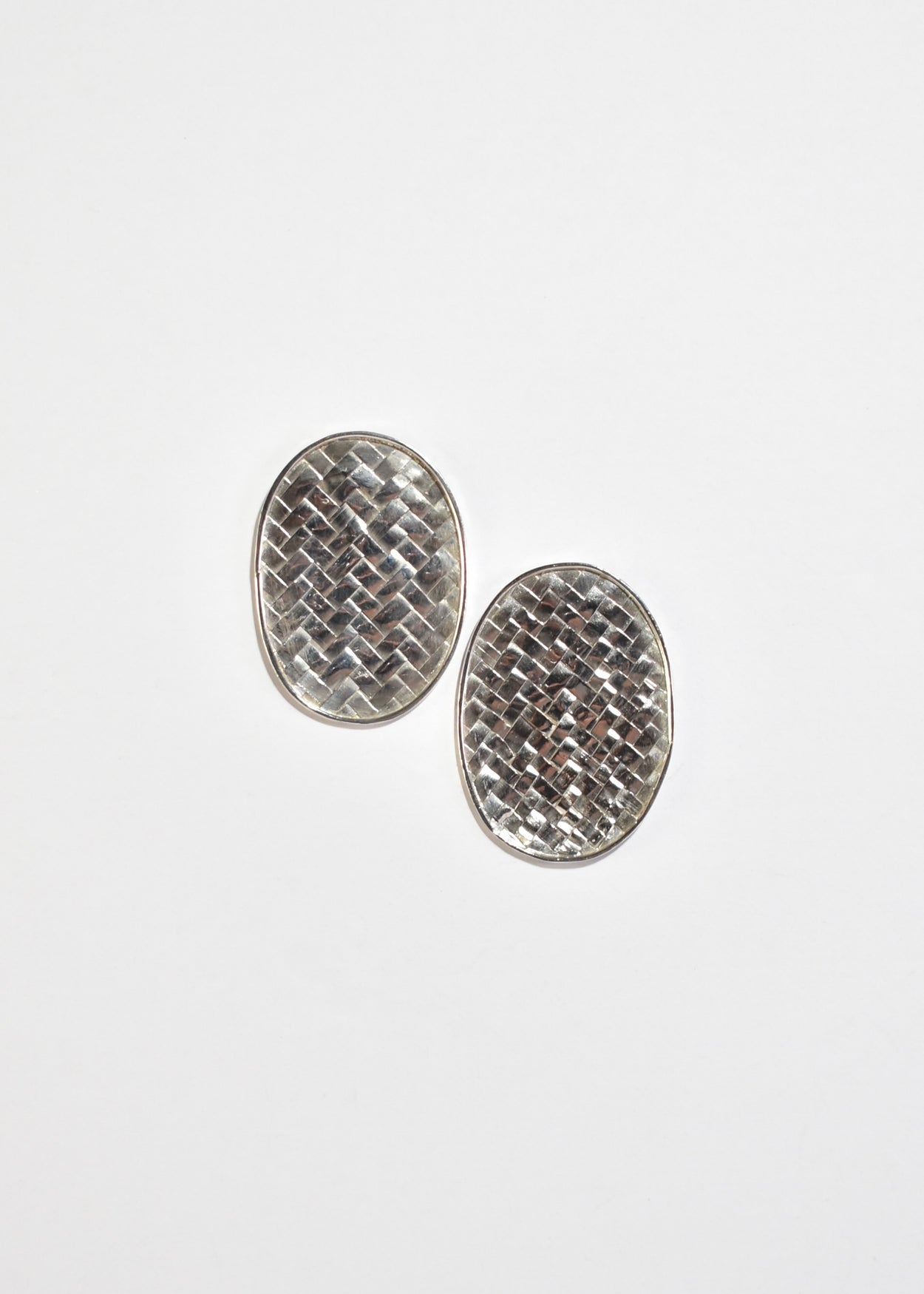 Oval Woven Earrings