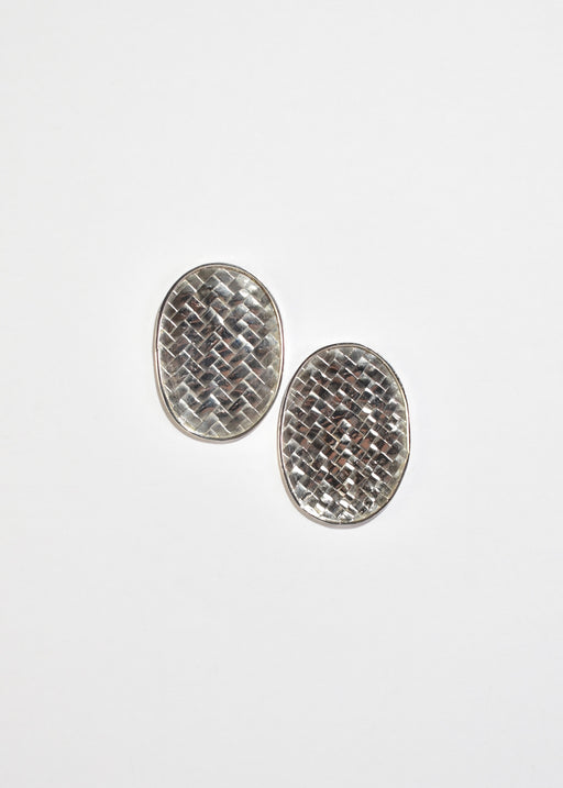 Oval Woven Earrings