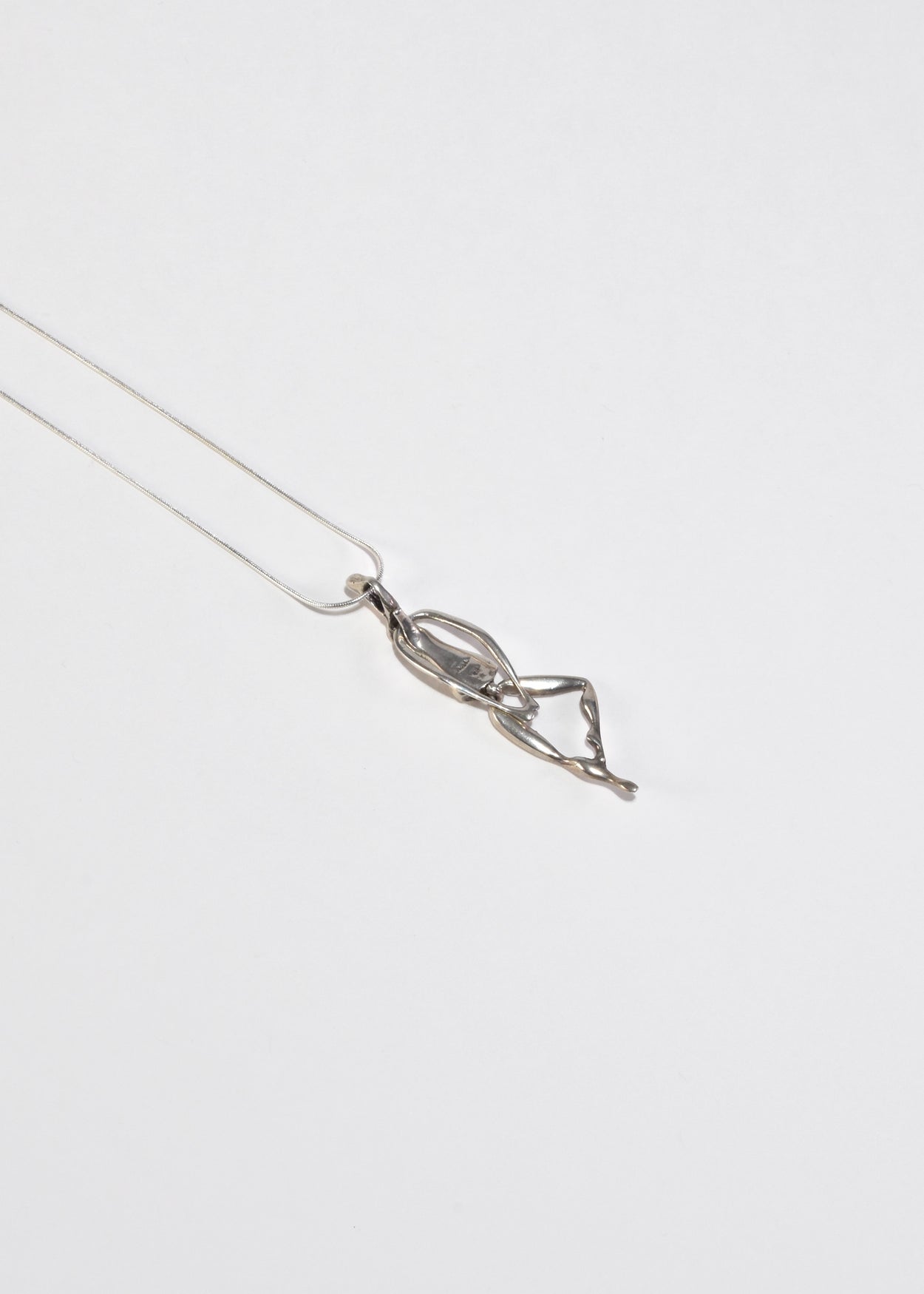 Kinetic Figural Pendant Necklace