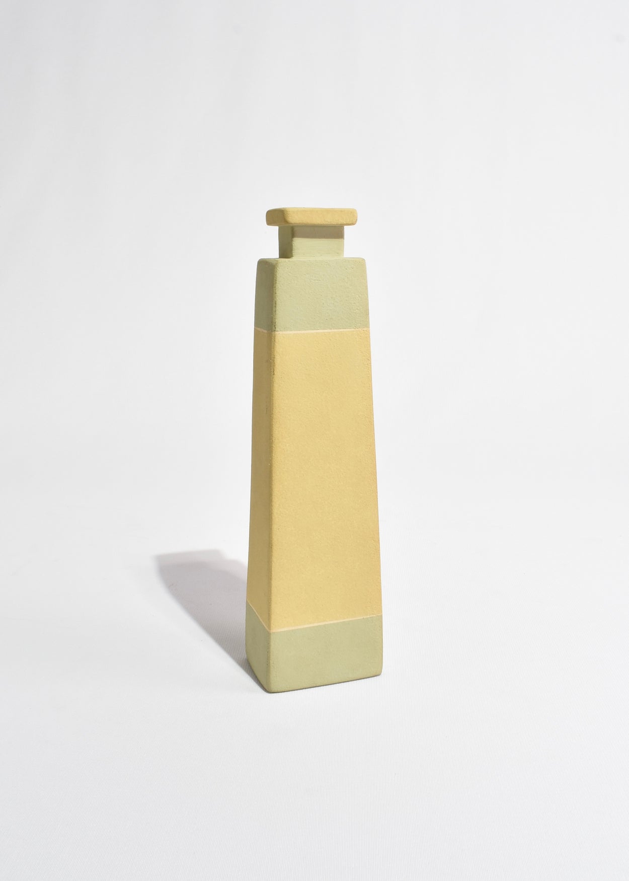 Tall Geometric Ceramic Vase