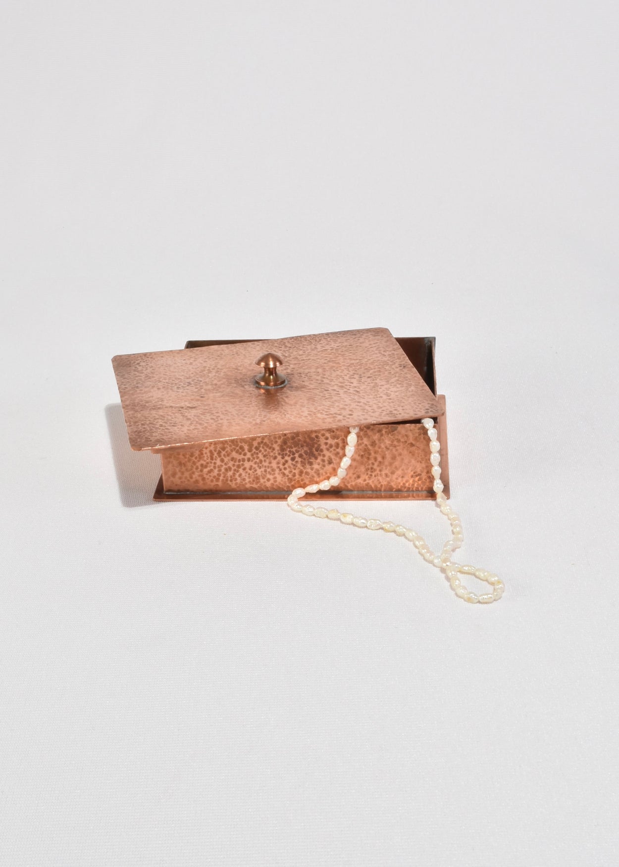 Hammered Copper Box