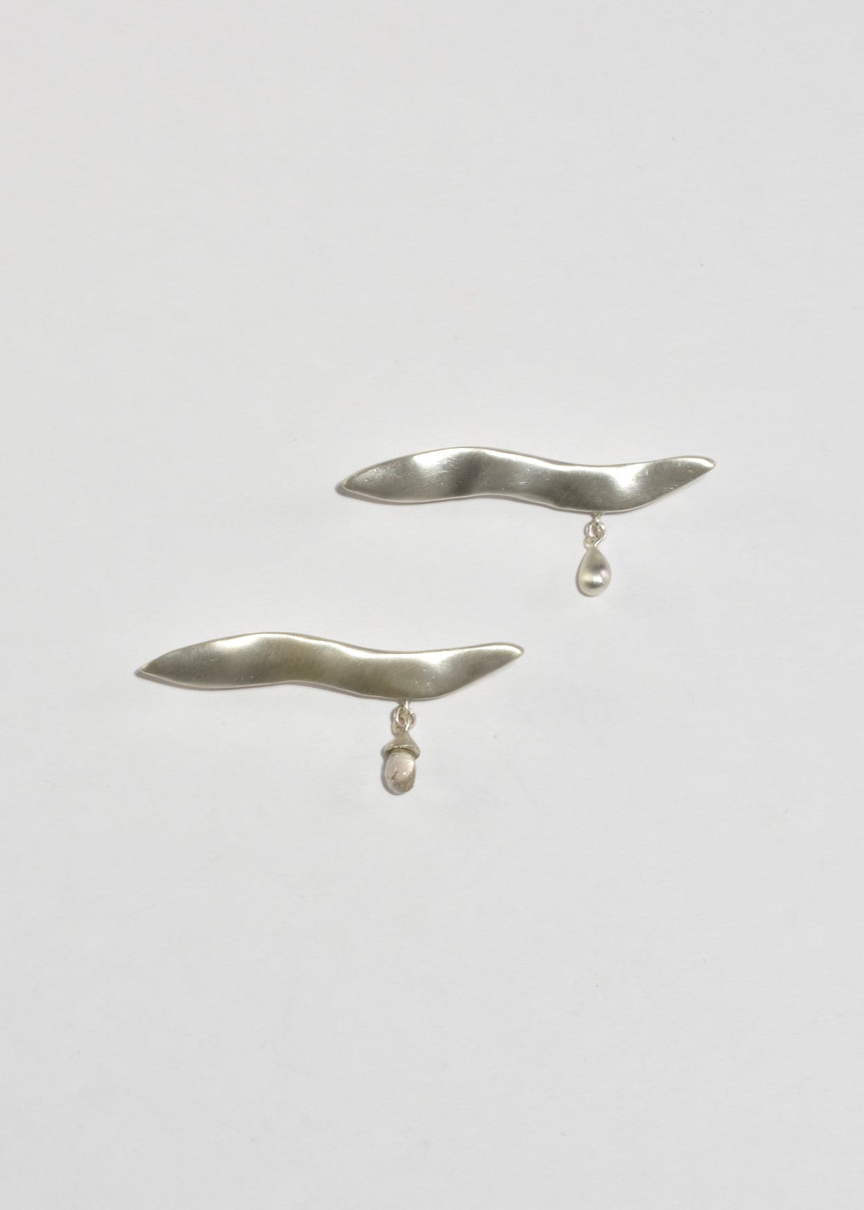 Sterling Teardrop Brooch
