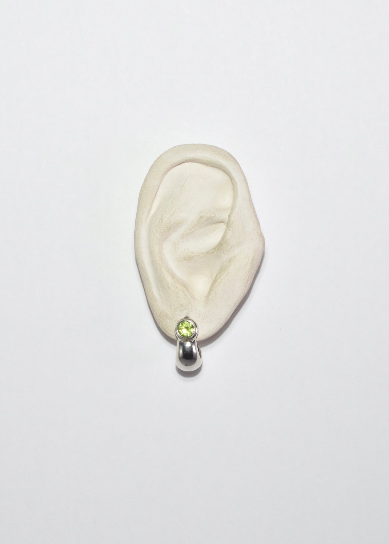 Peridot Hoop Earrings