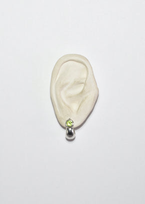 Peridot Hoop Earrings