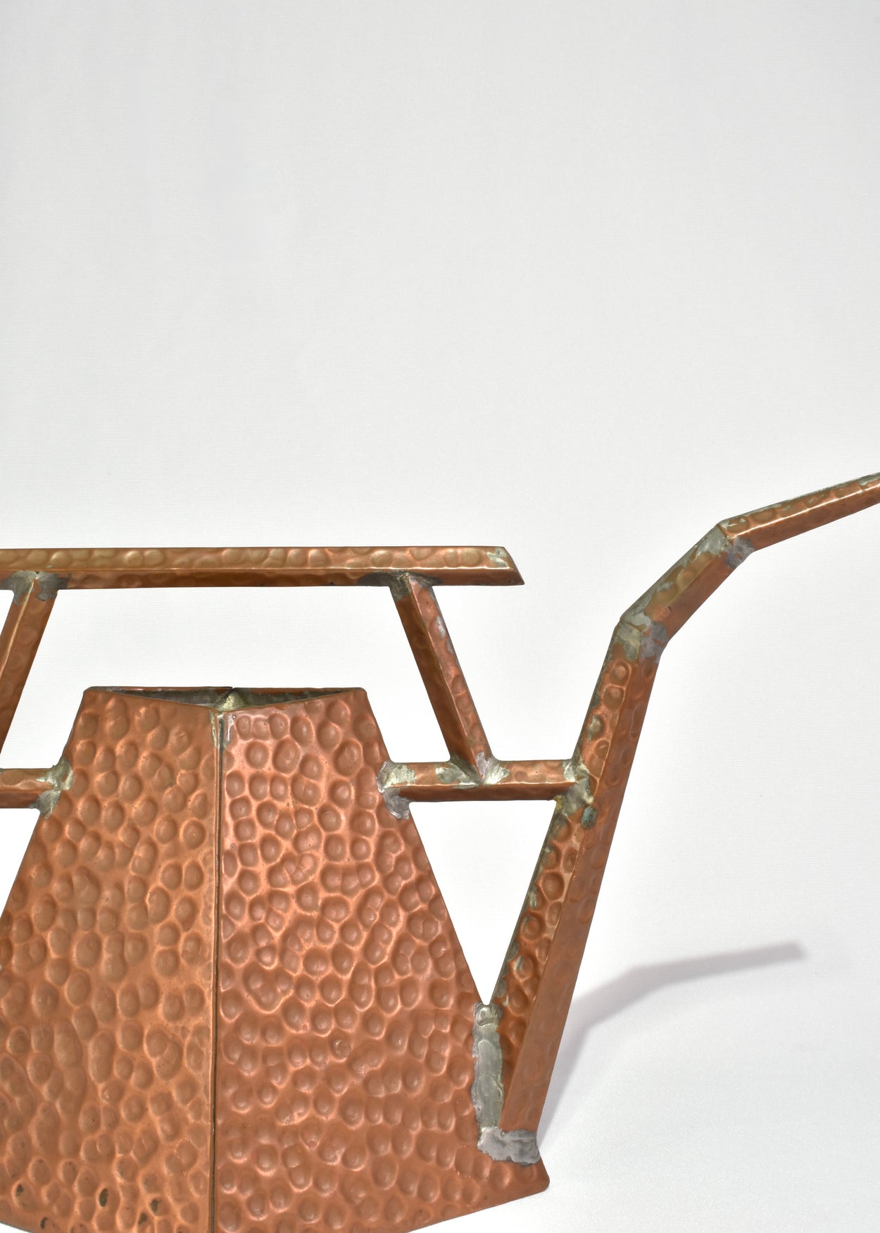 Hammered Copper Watering Can