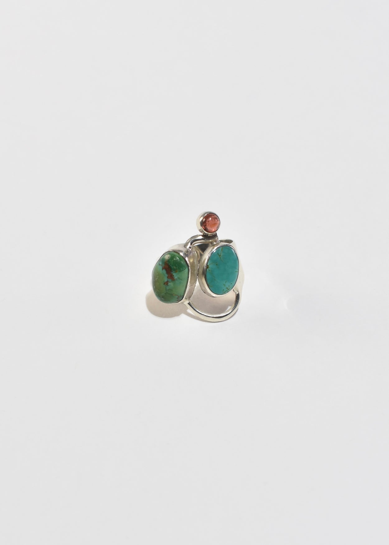 Abstract Multi Stone Ring