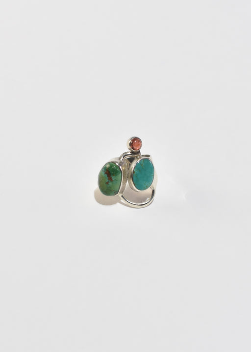 Abstract Multi Stone Ring