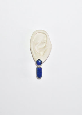 Geometric Lapis Earrings