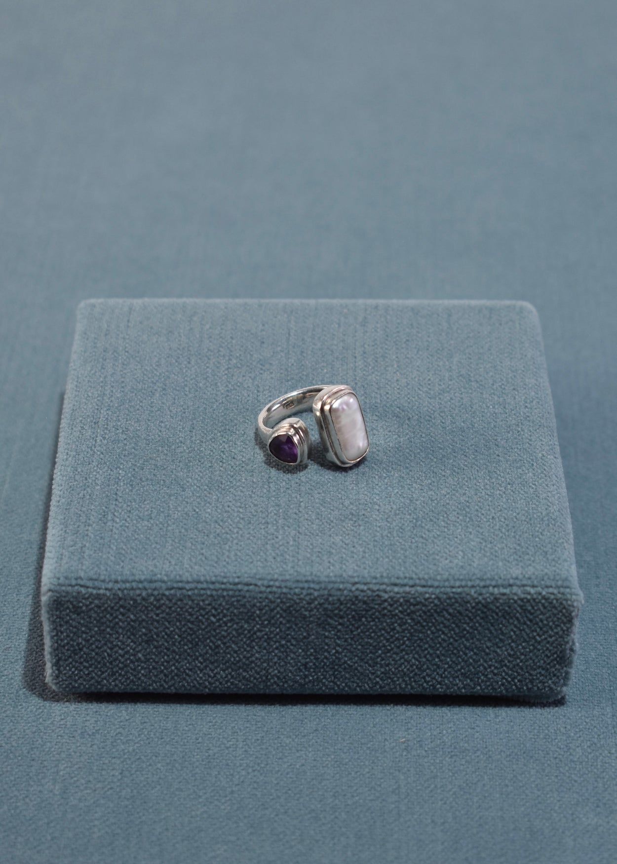 Amethyst Pearl Ring