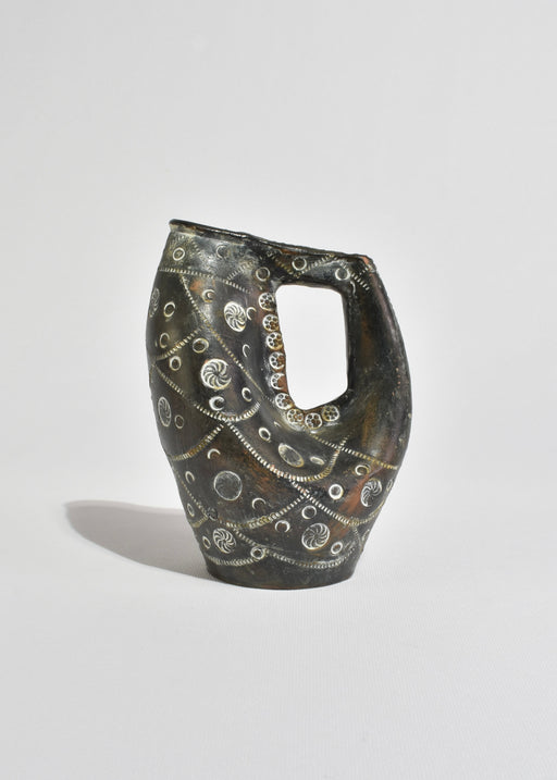 Hand-Carved Arched Vessel