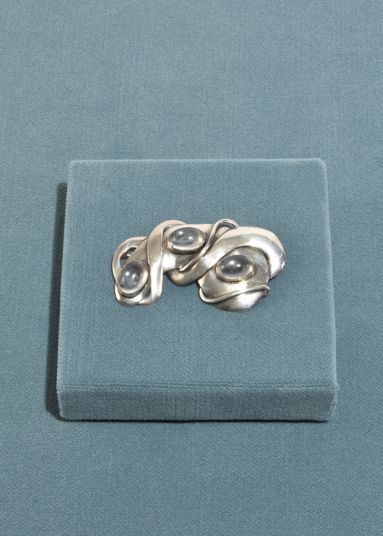 Abstract Crystal Brooch