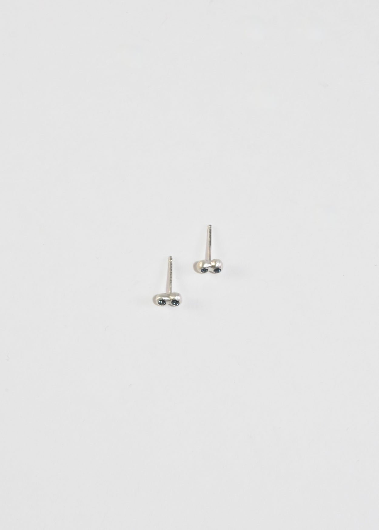 Two Dot Sapphire Earrings