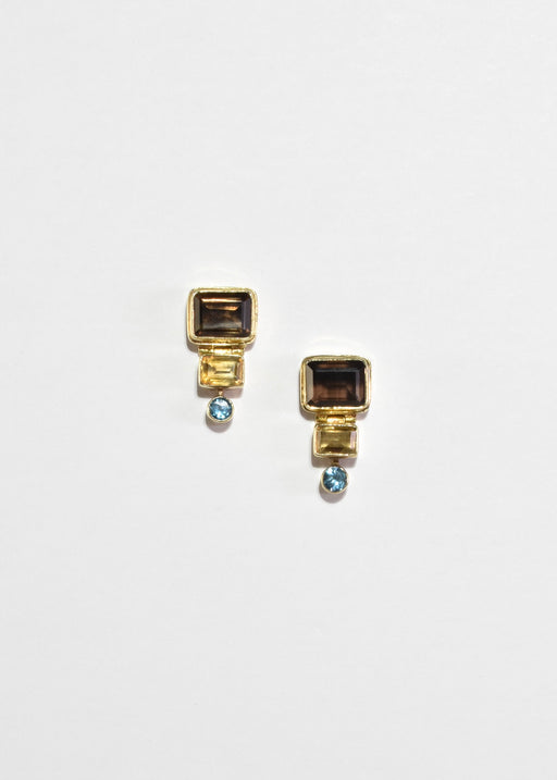 Topaz Citrine Earrings