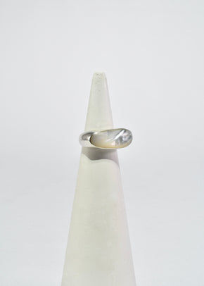 Organic Mother of Pearl Ring