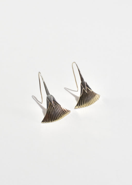 Depicted Flower Earrings