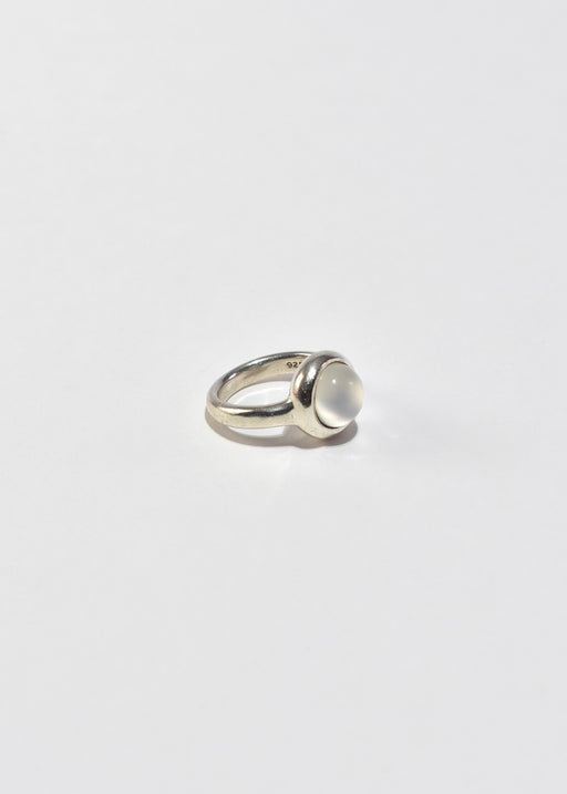 Round Moonstone Ring