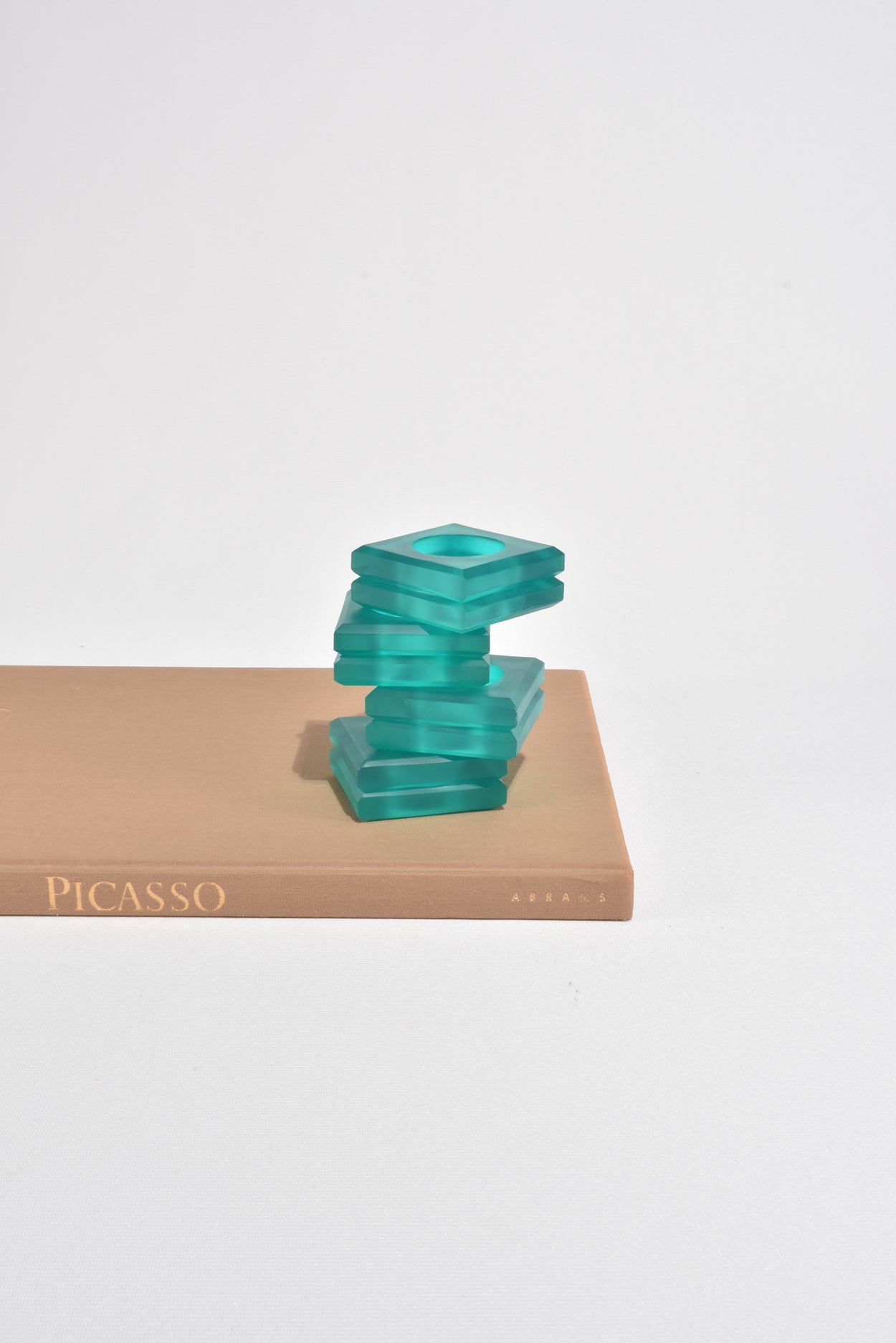 Teal Acrylic Napkin Rings