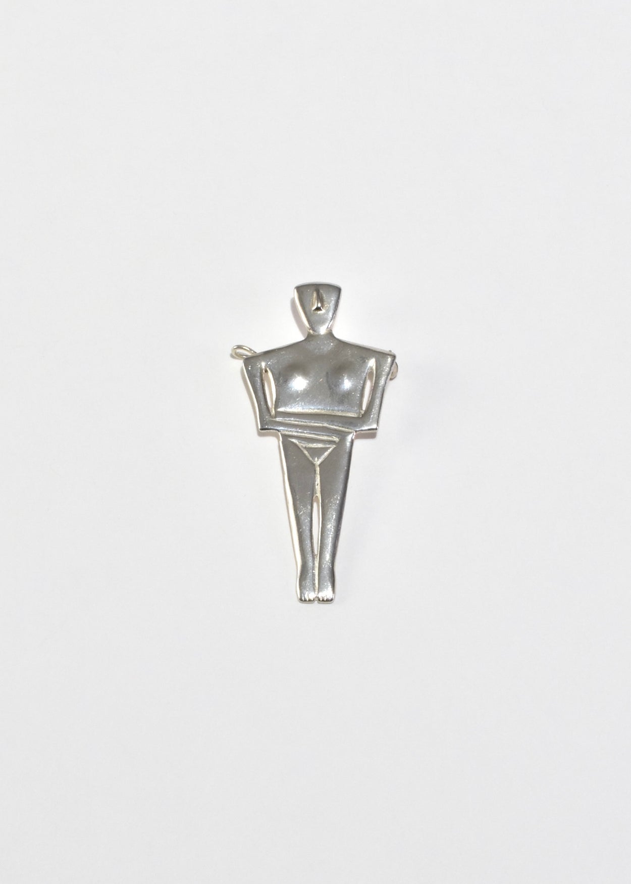 Cycladic Figure Brooch
