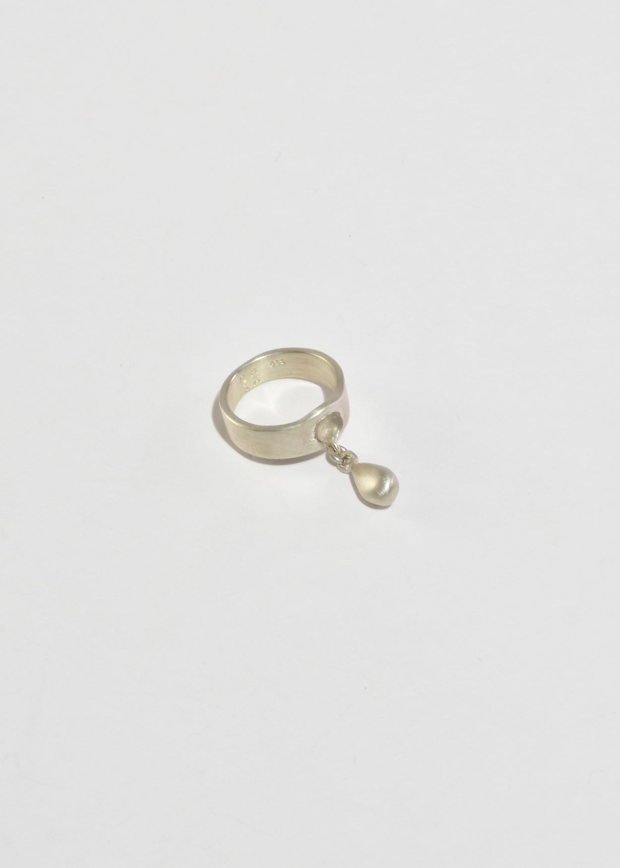 Quartz Teardrop Ring