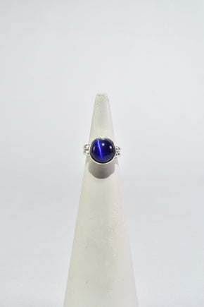 Blue Cat's Eye Ring