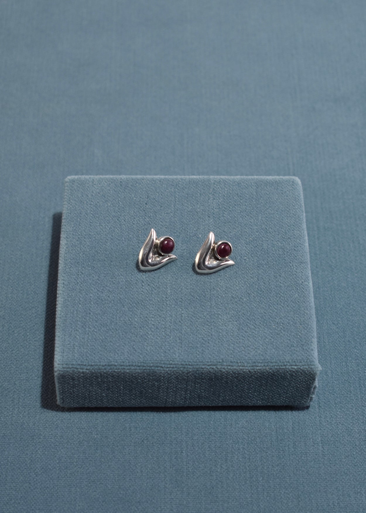 Platinum Tulip Earrings