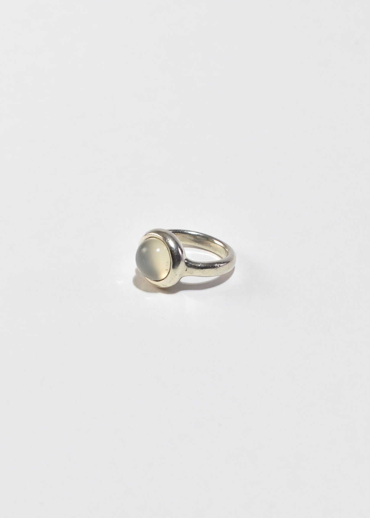 Round Moonstone Ring