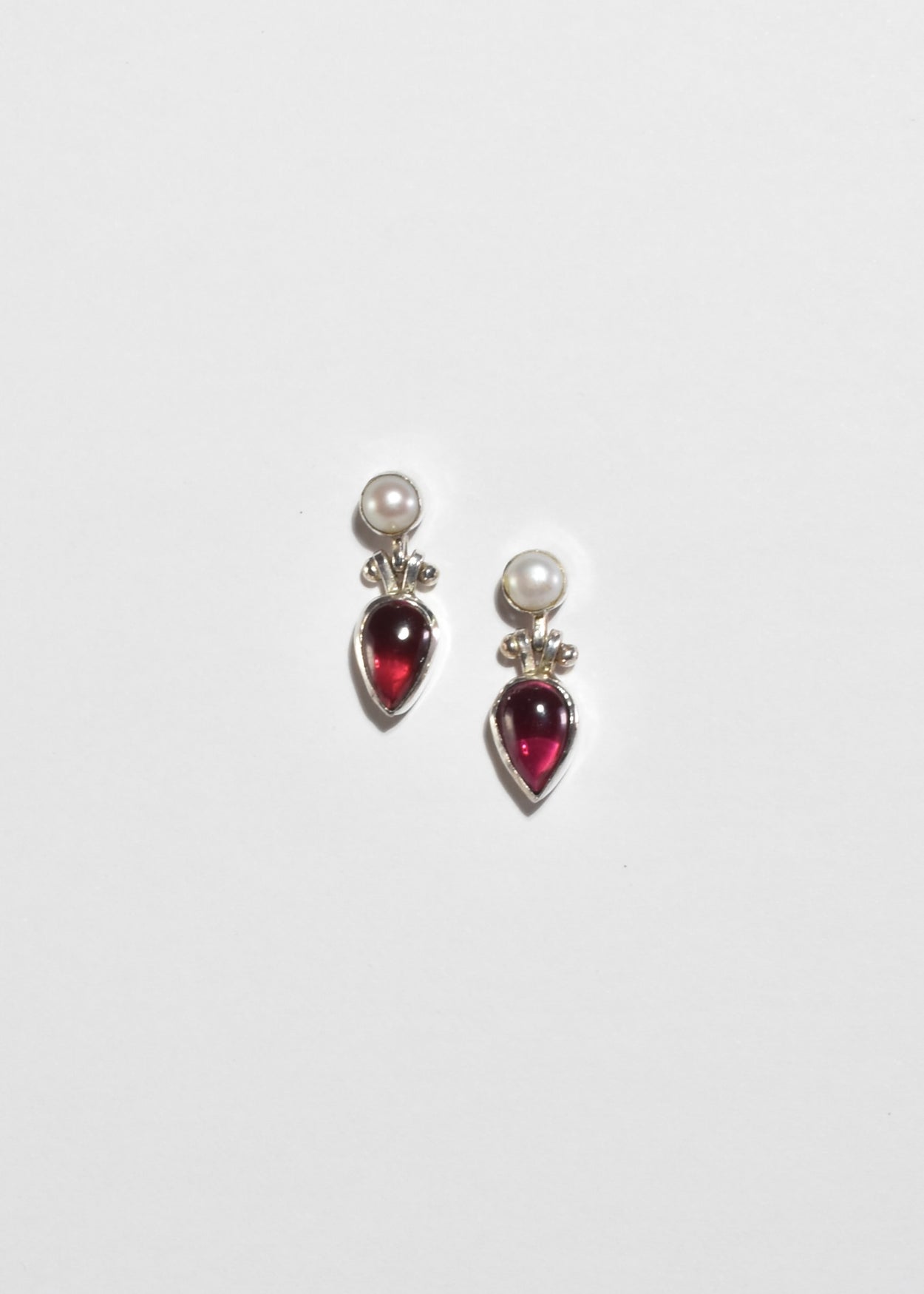 Pearl Tourmaline Earrings