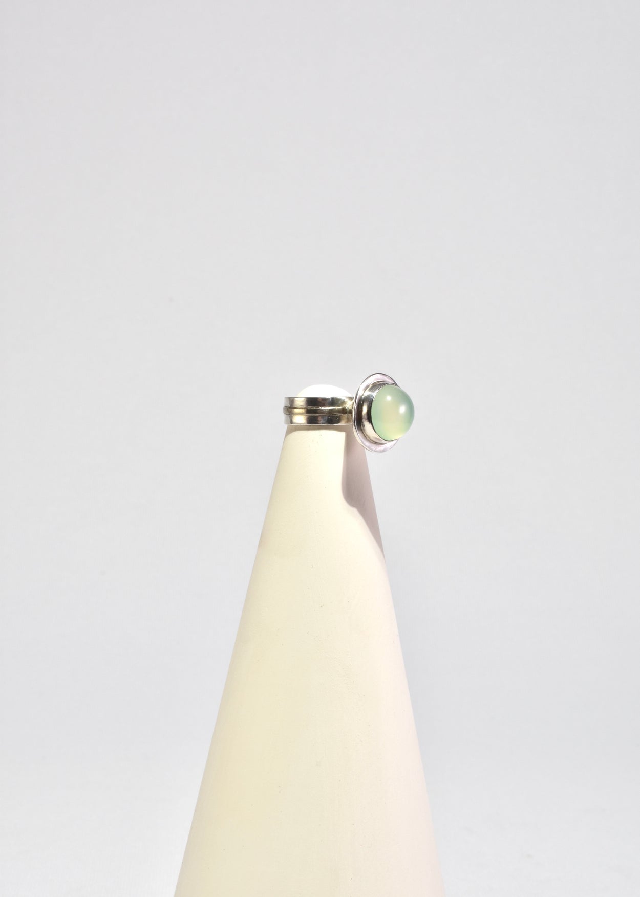 Modernist Chalcedony Ring